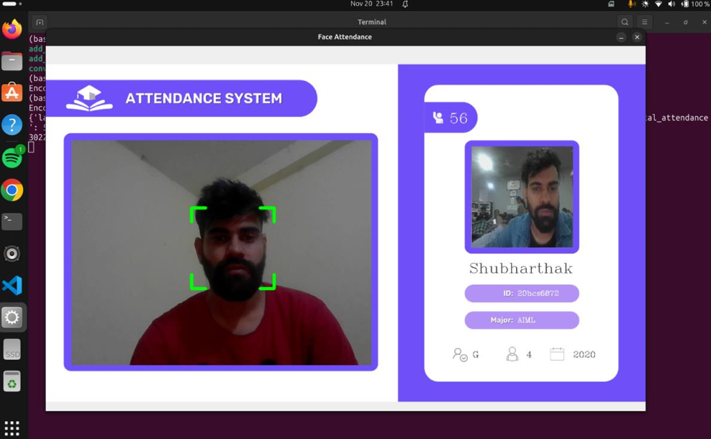 Face Recognition Attendance System preview